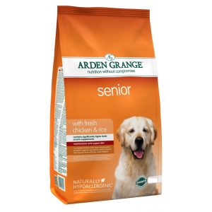 Arden Grange Chicken & Rice Senior Dry Dog Food - 12kg